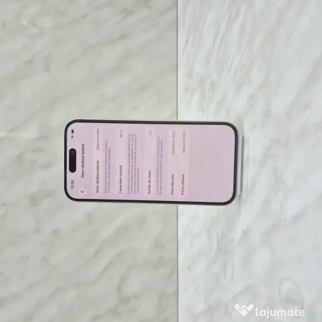 iPhone 15, 256gb, Verde 86% Baterie, ZEUS Amanet Militari 35720