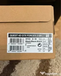 Bocanci SALOMON QUEST 4D GTX FORCES negri , mărimea 42/3