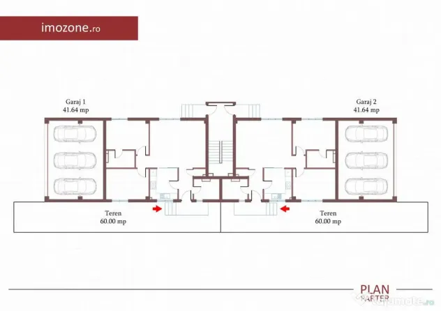 4 camere cu TERASA de 22 mp, 3 bai, etaj 2/3, FINISAT MOD...