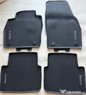 Set covorase originale Skoda Kamiq - CAUCIUC + TEXTIL - NOI 
