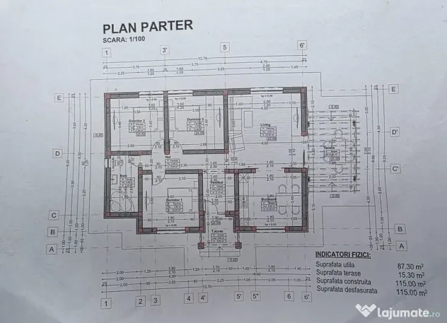 Casă VOROVEȘTI | 4 camere, 87 mp utili, încălzire în...