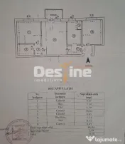 Apartament TĂTĂRAȘI SUD | 3 camere, semidecomandat, 52... 