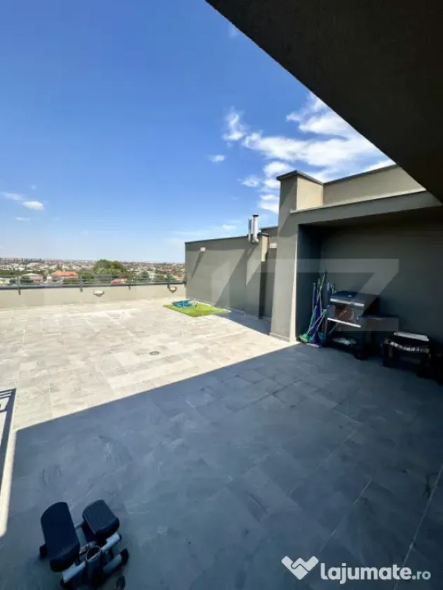 Penthouse modern cu terasă de 55 mp și parcare subterană