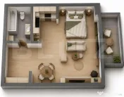 Garsonieră modernă cu terasă Green Residence – Communit 