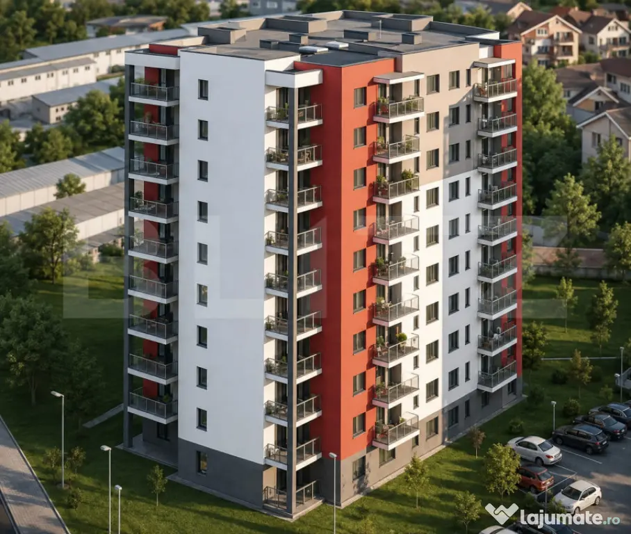 Garsonieră modernă cu terasă Green Residence – 44,40 M