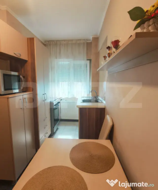 Garsonieră tip D , Mobilată și utilată+ Parcare, Rogeriu