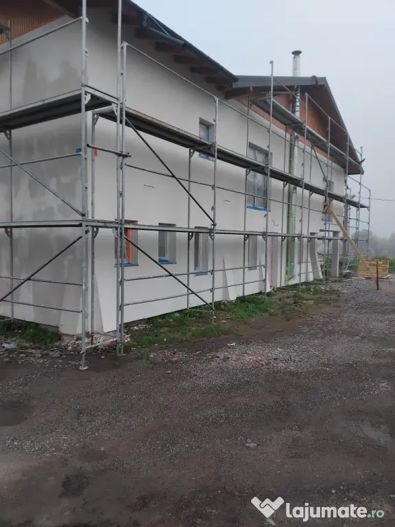 Schelă fațadă, popi metalici, midi excavator, dumper...