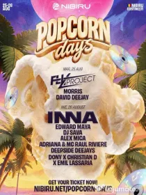 Bilete Popcorn Days Nibiru 25-26 august - le personalizez pe numele tau