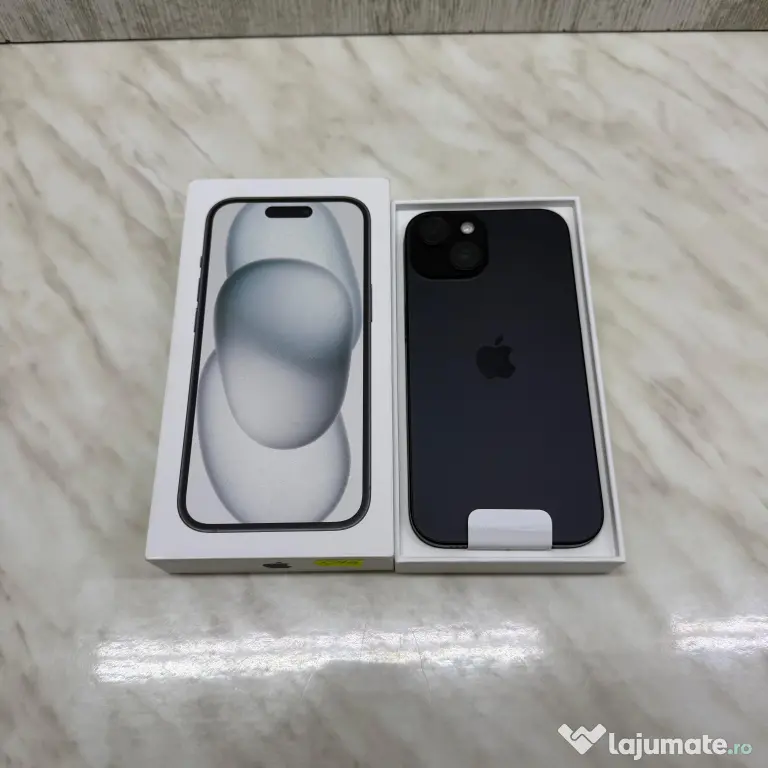 iPhone 15 128GB Black Nou Neactivat Zeus Amanet Vitan 8317