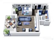 Studio Nou Cu Terasă | 52,70 MP | Târgu Mureș 