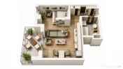Studio Nou Cu Terasă | 52,70 MP | Târgu Mureș 