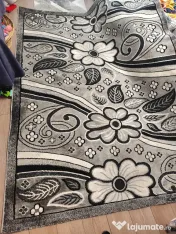 Covor Star 200 × 275 cm, gri – model floral 