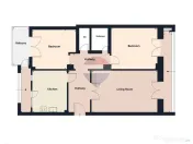 Apartament 3 camere 108 mp | Piata Amzei 7-9 vedere Biser...