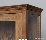 Dulap din Lemn Tec cu Vitrina 