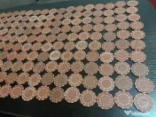 Lot Jetoane Cazinou Vintage Ruletă Franceză (199 buc) + Suporturi Originale B&G