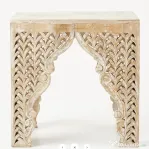 Masuta de Cafea Orientala din Lemn Sculptat