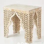 Masuta de Cafea Orientala din Lemn Sculptat 