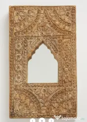 Oglinda cu Rama din Lemn Sculptat 