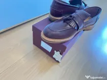 Pantofi Delicious Junction – Tassel Loafer Oxblood, Piele naturala | Marime 44