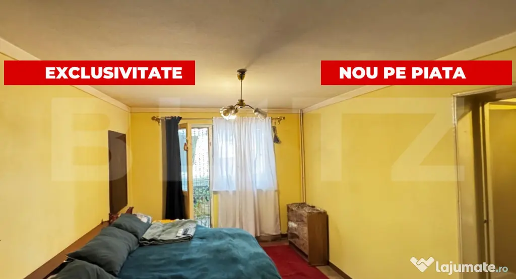 Apartament cu 2 camere, etaj 1, baie cu geam, zona Cetate ?? - Alba Iulia (Alba)