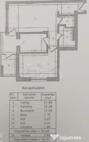 2 camere, et 8/10, 57mp, parcare-GranVia Park/ Lujerului