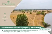 Teren extravilan 118 ha(pășune) cu deschidere la râul Mur 