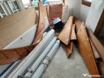 Scara balansata din lemn de fag masiv 14 trepte