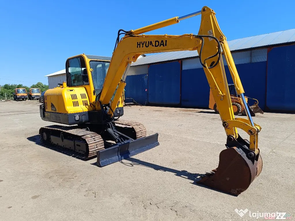 Miniexcavator Hyundai R60-7, 2008, 5,8 tone - Negresti Oas (Satu-Mare)