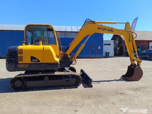 Miniexcavator Hyundai R60-7, 2008, 5,8 tone - Negresti Oas (Satu-Mare)