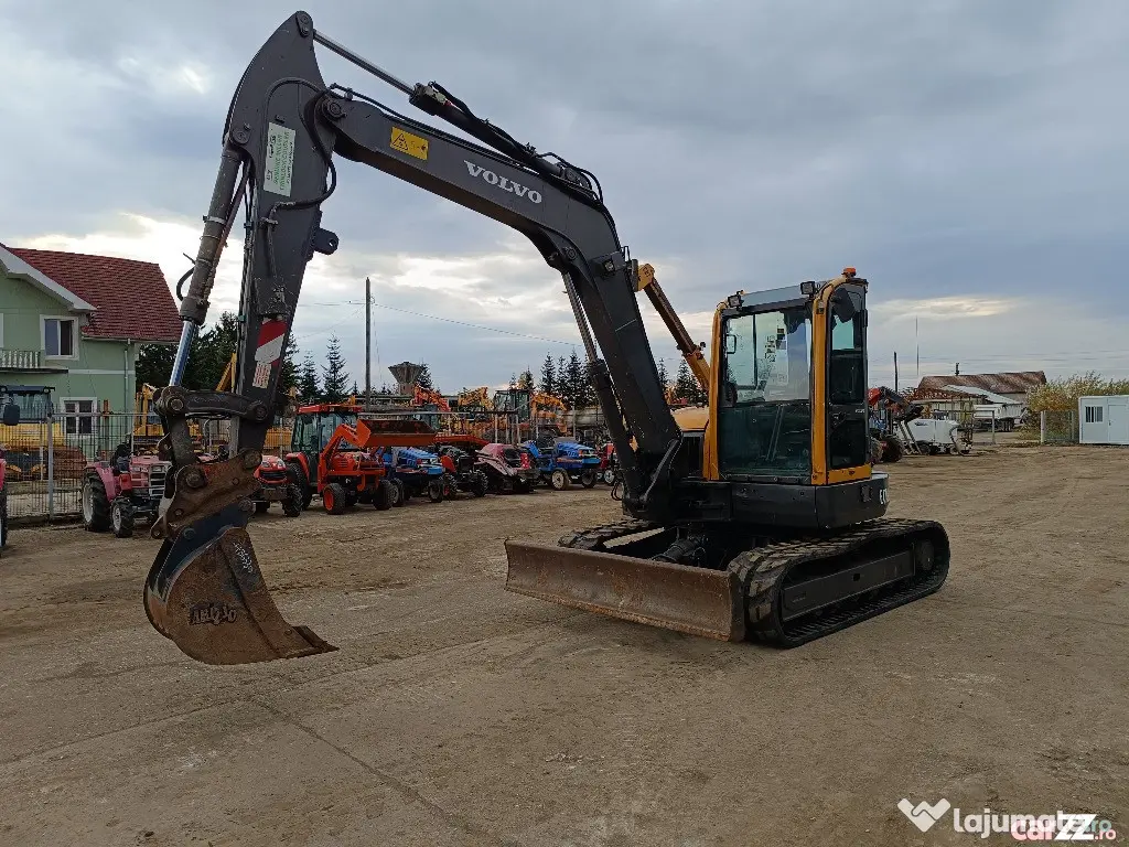 Mini-excavator Volvo ECR88 Plus, 9 tone, 2012 - Negresti Oas (Satu-Mare)