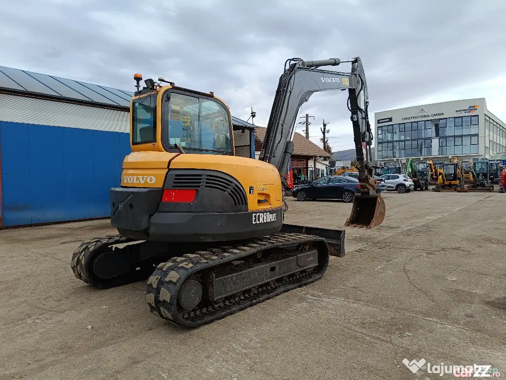 Mini-excavator Volvo ECR88 Plus, 9 tone, 2012 - Negresti Oas (Satu-Mare)