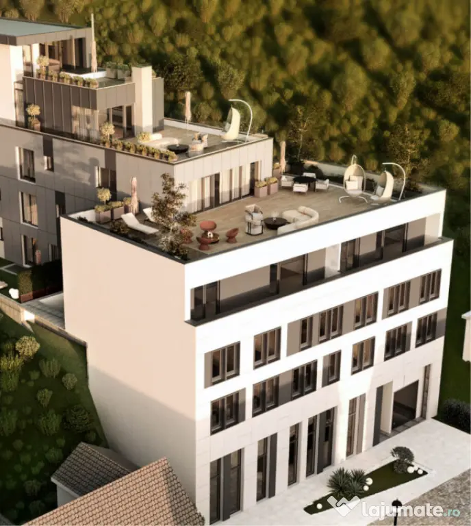 Apartament 3 camere, semifinisat, 82 mp, 3 terase, Zona Cent - Cluj-Napoca (Cluj)