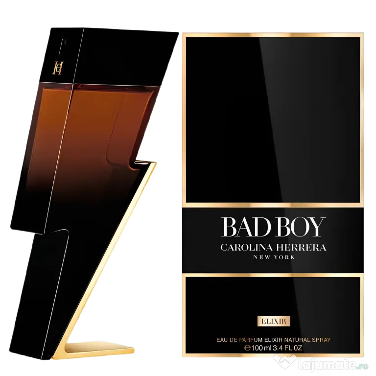 Carolina Herrera Bad Boy 100ml Elixir, pentru barbati, made in Spain