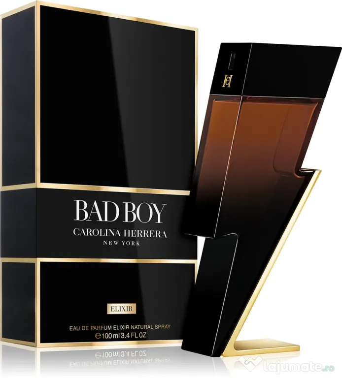Carolina Herrera Bad Boy 100ml Elixir, pentru barbati, made in Spain