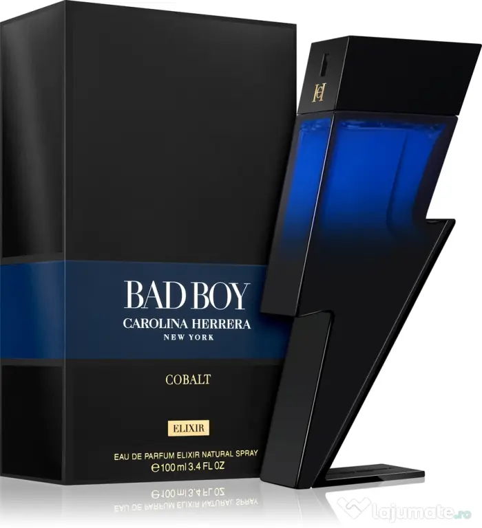 Carolina Herrera Bad Boy Cobalt 100ml Elixir, pentru barbati, made in Spain