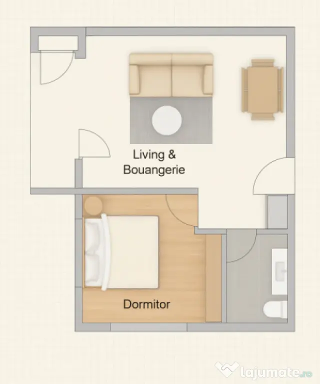 Apartament 2 camere 47 mp zona BMW - Floresti (Cluj)