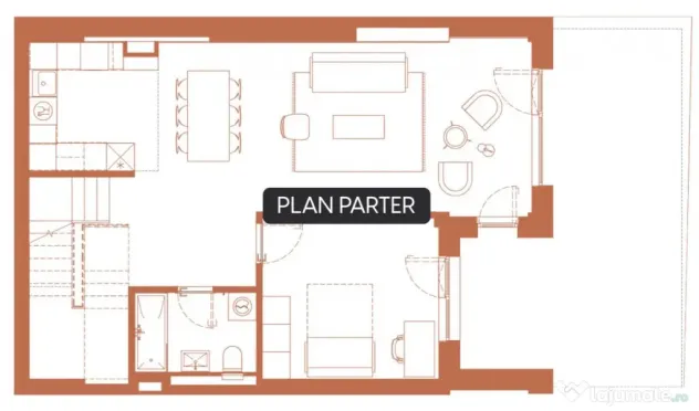 Apartament 4 camere 128.1 mp + gradina 28.1 mp + 8 mp in Hex - Cluj-Napoca (Cluj)