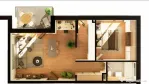 Apartament 2 CAM, SU 58.11 MP, 1 BALCON in zona INTRE LACURI