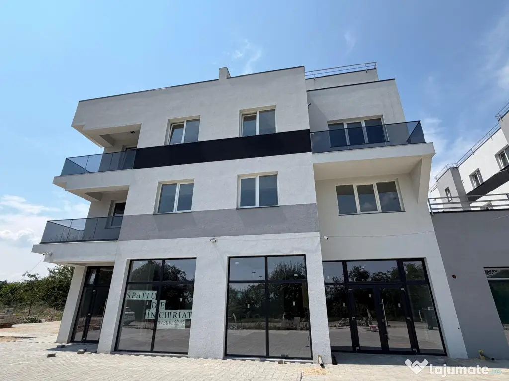 Spații comerciale de închiriat la cheie complet finisate Măgurele Str. Codrului