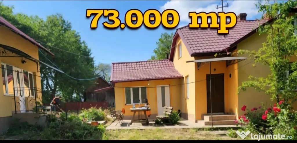 Casa cu teren 7.3 hectare Zvorastea Suceava