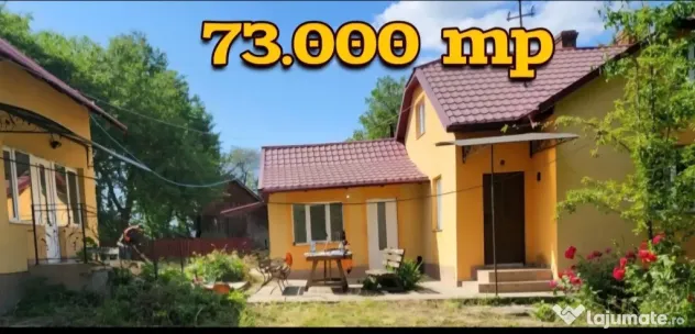 Casa cu teren 7.3 hectare Zvorastea Suceava