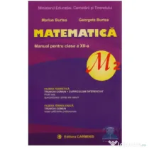 Manual de matematica, pentru clasa a 12-a, Profil M2 - Marius Burtea