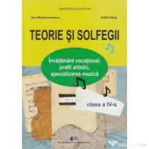 Teorie si solfegii, manual pentru clasa a 4-a - Ana Motora Ionescu