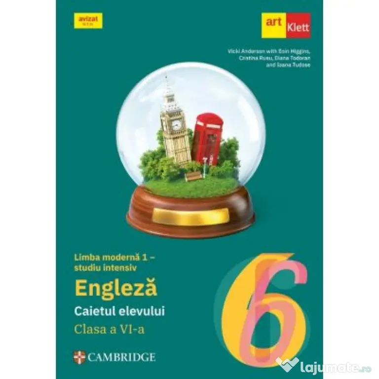 Limba Engleza. Caietul elevului clasa a 6-a. Limba moderna 1 - studiu intensiv (WORKBOOK - Eyes Open 2) - Vicki Anderson with Eoin Higgins