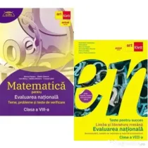 Pachet Evaluarea nationala 2027. Matematica. Clubul matematicienilor si Teste pentru succes. Limba si Literatura Romana - Marius Perianu, Florentina S