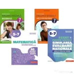 Pachet 4 carti Ma pregatesc pentru Evaluarea nationala 2027 Clasa a 8-a Limba si literatura romana si Matematica - Anton Negrila, Marinela Pantazi, Mi