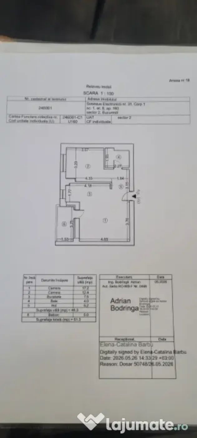 Apartament 2 camere, 46mp, zona Complex Baicului, 143.000euro - Bucuresti (Bucuresti-Ilfov)