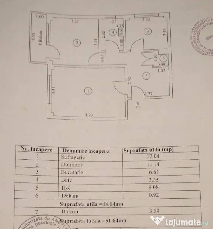 Apartament 2 camere decomandat, zona Buzaului. - Braila (Braila)