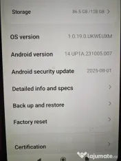 Xiaomi 11T 5G 128GB - spate spart, ecran cu umbre 