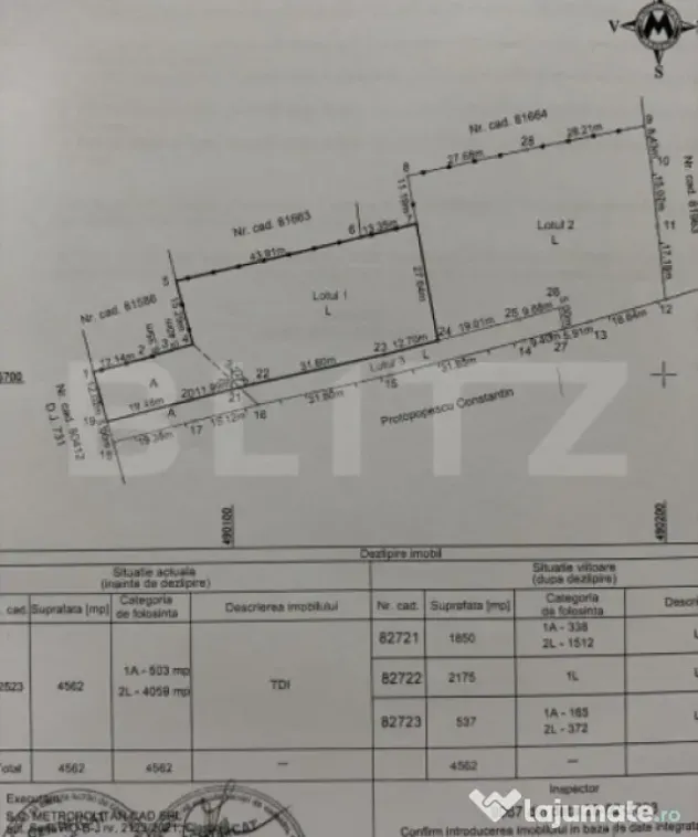 Teren intravilan, 2.712 mp, zona Coșești - Cosesti (Arges)